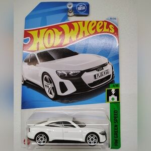 Audi RS e-tron GT Hot Wheels HW Green Speed 4/10 White Diecast